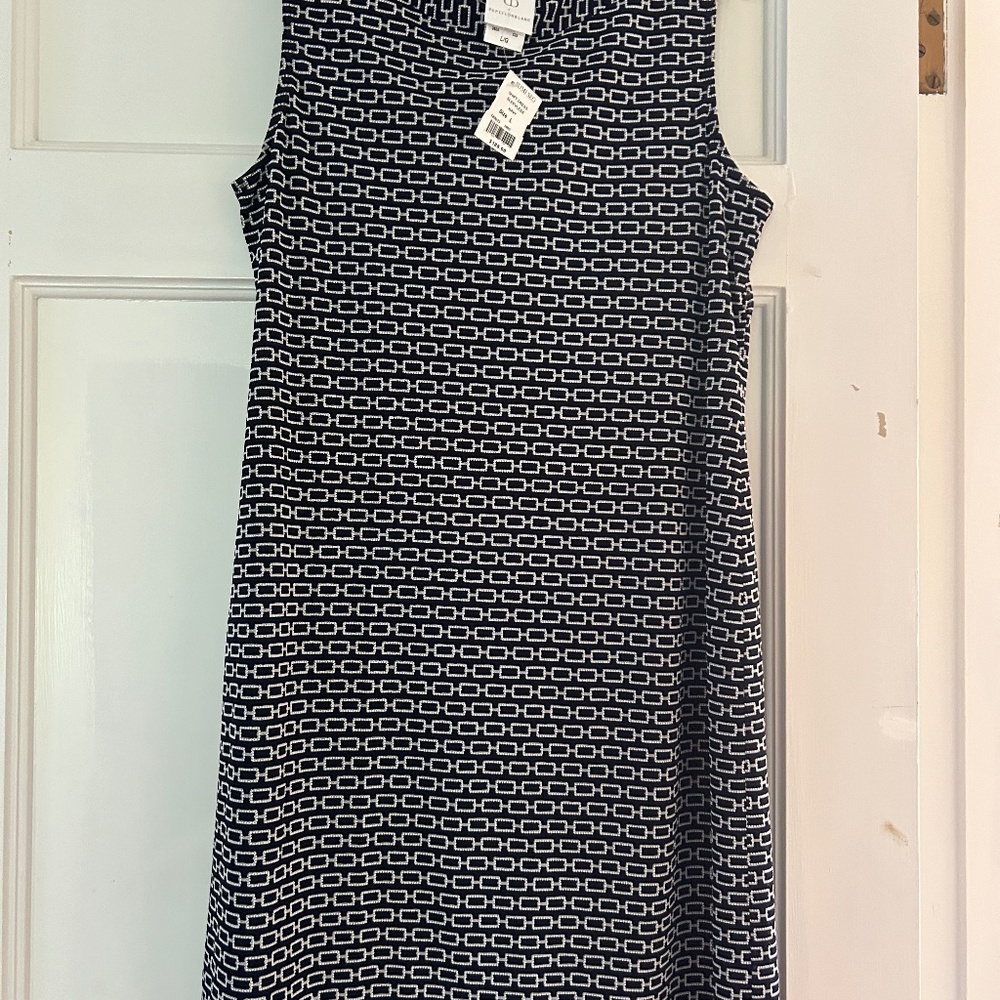 PapillonBlanc Navy/White Shift dress Size L